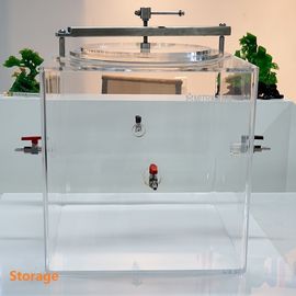 Malzeme Depolama için 10mm Kalınlık Lab Torpido gözü Akrilik Konteyner