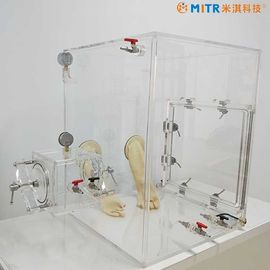 Laboratuar Araştırmaları İçin Özelleştirilmiş Mini Akrilik ve Pleksiglas Vakumlu Eldiven Kutusu