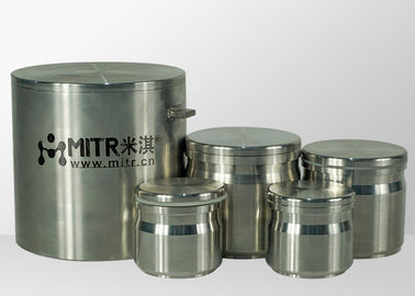 Paslanmaz Çelik Bilyalı Değirmen Kavanoz 50ml - 2500ml Hacim / Planet Bilyalı Bileme Kavanozu